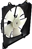 OE Replacement Radiator Fan Driver Side, 2.4L, 4Cyl, Single fan