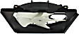 OE Replacement Radiator Fan Driver Side, 2.4L, 4Cyl, Single fan