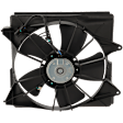 Radiator Fan - Driver Side Fan Blade, Motor and Shroud, 6 Cyl., 3.5L Engine, Coupe