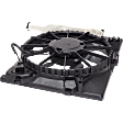 Radiator Fan -  With Resistor and Coolant Reservoir