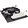 Radiator Fan -  With Resistor and Coolant Reservoir
