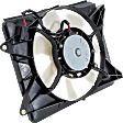 OE Replacement A/C Condenser Fan Passenger Side, Single fan