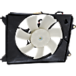 OE Replacement A/C Condenser Fan Passenger Side, Single fan