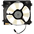 A/C Condenser Fan - Passenger Side Fan Blade, Motor and Shroud