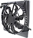 Radiator Fan - Fan Blade, Motor and Shroud, 4 Cyl., 2.0L Engine