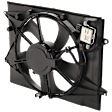 OE Replacement Radiator Fan, 2.4L, 4Cyl, Single fan