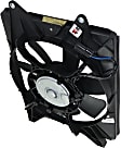 OE Replacement A/C Condenser Fan Passenger Side, 1.8L, 4Cyl, Single fan