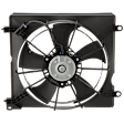 OE Replacement Radiator Fan Driver Side, Single fan
