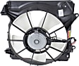 Radiator Fan, Driver Side, Fan Blade, Motor, and Shroud