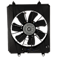 A/C Condenser Fan - Passenger Side Fan Blade, Motor and Shroud, 4 Cyl., 2.4L Engine
