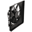 A/C Condenser Fan - Passenger side Fan Blade, Motor and Shroud, 4 Cyl., 2.4L Engine