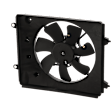 A/C Condenser Fan - Passenger side Fan Blade, Motor and Shroud, 4 Cyl., 2.4L Engine