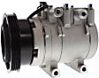 A/C Compressor, With Clutch, 4-Groove Pulley, 2.0L, 4Cyl, With HS15 Compressor Type