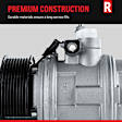 A/C Compressor, With Clutch, 6-Groove Pulley, With 10PA17C Compressor Type