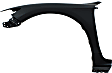 Front, Driver Side Fender, Coupe, CAPA CERTIFIED