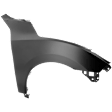 Front, Passenger Side Fender, 2-Door, Coupe/4-Door, Sedan, Without Light Hole