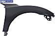 Front, Passenger Side Fender, 2-Door, Coupe/4-Door, Sedan, Without Light Hole, CAPA CERTIFIED