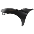 Front, Driver Side Fender, 2-Door, Coupe/4-Door, Sedan, Without Light Hole