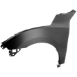 Front, Driver Side Fender, 2-Door, Coupe/4-Door, Sedan, Without Light Hole, CAPA CERTIFIED