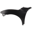 Front, Driver Side Fender, 2-Door, Coupe/4-Door, Sedan, Without Light Hole, CAPA CERTIFIED