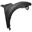 Front, Driver Side Fender, 2-Door, Coupe/4-Door, Sedan, Without Light Hole, CAPA CERTIFIED