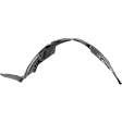  Front, Passenger Side Fender Liner, Hatchback/Sedan