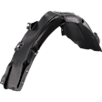  Front, Passenger Side Fender Liner, Hatchback/Sedan
