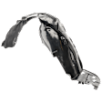 Coupe Front, Driver Side Fender Liner
