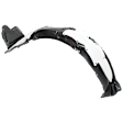  Front, Driver Side Fender Liner, Except Hybrid Model