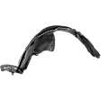 Front, Passenger Side Fender Liner, without Insulation Foam, Sedan, Except Hybrid Model