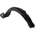 Front, Driver Side Fender Liner, without Insulation Foam, Sedan, Except Hybrid Model