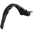 Front, Driver Side Fender Liner, without Insulation Foam, Sedan, Except Hybrid Model