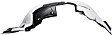 Front, Passenger Side Fender Liner
