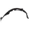 Front, Driver Side Fender Liner, 4 Cyl., 2.4L Engine