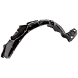 Front, Passenger Side Fender Liner, (Sedan, USA/Canada Built Vehicle)/(Coupe)