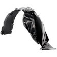 Front, Driver Side Fender Liner, Base Model, Without Turbo
