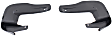 Front, Driver and Passenger Side Mud Flaps, Black, Plastic