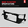 Radiator Support Assembly, Sedan, Excludes Hybrid, CAPA CERTIFIED