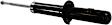 Front, Driver or Passenger Side Bare Strut, 4 Cyl., 1.6L Engine, Low Gas Charged Unit - Slow Strut Rod Extension
