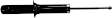 Front, Driver or Passenger Side Bare Strut, 4 Cyl., 1.6L Engine, Low Gas Charged Unit - Slow Strut Rod Extension