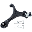Front, Driver Side, Lower Control Arm, With Ball Joint Assembly, Manual Transmission