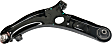 Front, Passenger Side, Lower Control Arm, with Ball Joint, Korean Built Vehicle