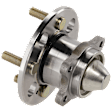 Rear, Driver or Passenger Side Wheel Hub, with Bearing, Non-ABS, 4 Cyl., 1.6L Engine