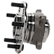 Rear, Driver or Passenger Side Wheel Hub, With Bearing, 5 x 4.5 in. Bolt Pattern
