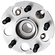 Rear, Driver or Passenger Side Wheel Hub, With Bearing, 5 x 4.5 in. Bolt Pattern