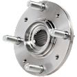 Front, Driver or Passenger Side Wheel Hub, without Bearing, FWD, Non-ABS
