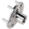 Front, Driver or Passenger Side Wheel Hub, 5 Lugs, Without Bearing