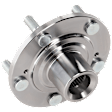Front, Driver or Passenger Side Wheel Hub, 5 Lugs, Without Bearing