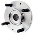 Front, Driver or Passenger Side Wheel Hub, Without Bearing, 4 x 4.5 in. Bolt Pattern