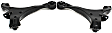 Front, Driver and Passenger Side, Lower Control Arm, Includes (2) Ball Joint, (2) Control Arm, (2) Sway Bar Link, and (4) Tie Rod End